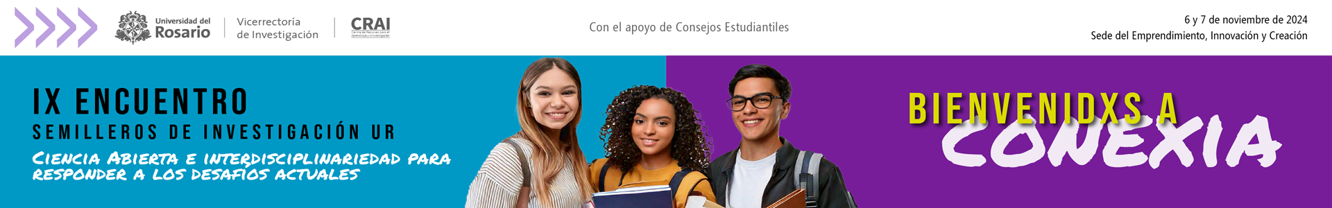 Banner web aplicativo conexia - Noveno Encuentro de semilleros UR